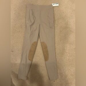Tan Riding Pants with Knee Patches